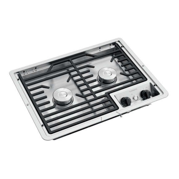 Dometic 2-Burner Drop-In Gas Cooktop, Stainless - 9108917581