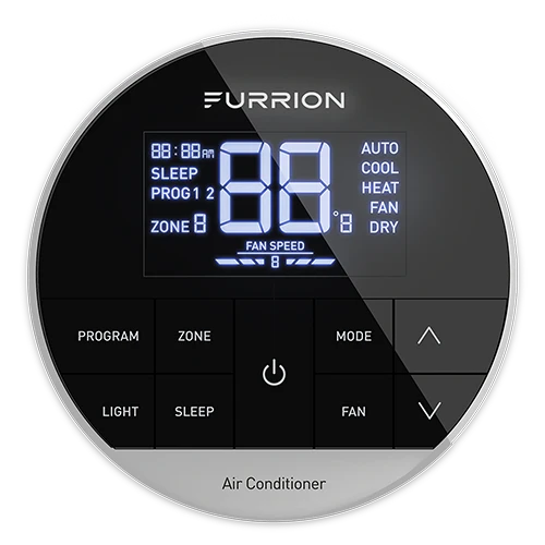 Furrion Multi Zone Wall Thermostat - Black - 13-2021130947 / FACW12EZA-BL / 2021123794