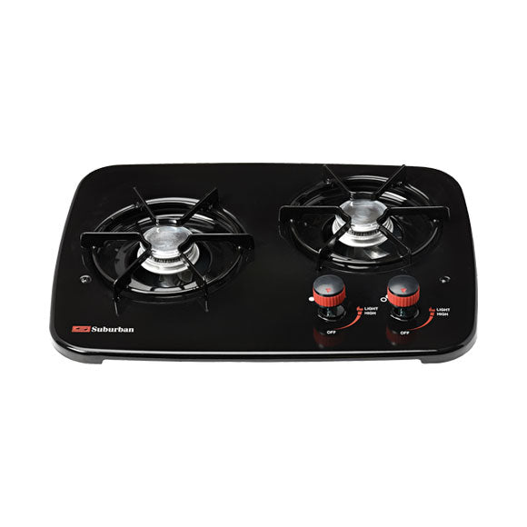 Suburban Dual Burner Drop-In Cooktop - Black / 3070ABK