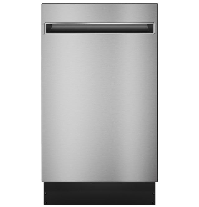 GE Appliances Profile™ ENERGY STAR® 18" ADA Compliant Stainless Steel Interior Dishwasher with Sanitize Cycle - PDT145SSLSS