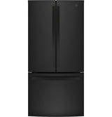 GE Appliances ENERGY STAR® 18.6 Cu. Ft. Counter-Depth French-Door Refrigerator - GWE19JGLBB