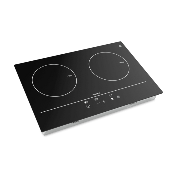 Dometic 2-Burner Drop-In Electric Induction Cooktop, Black - 9600025707