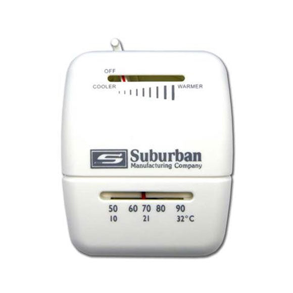 Suburban Furnace Wall Thermostat - White / 161154